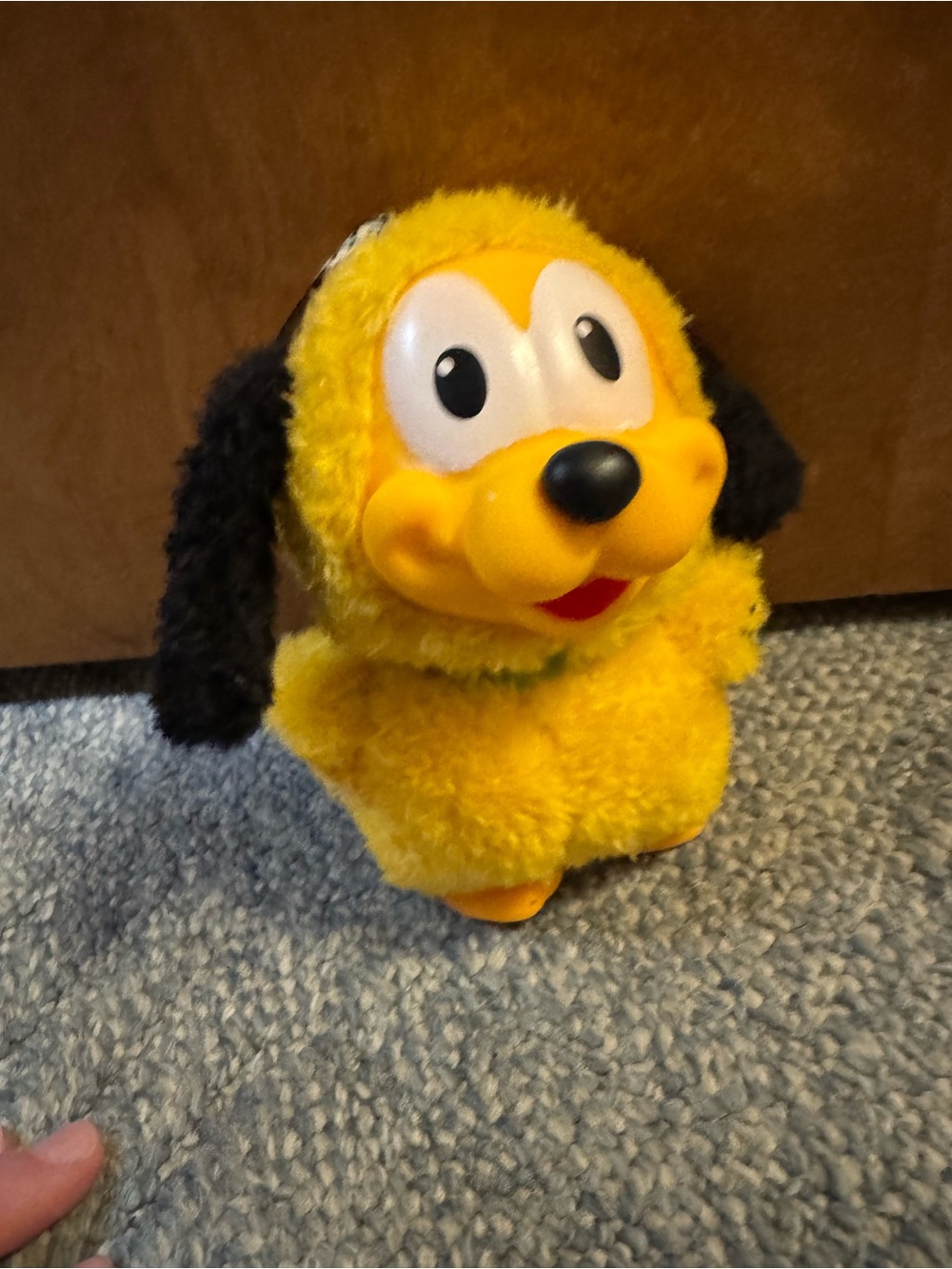 Disney Yellow Puppy Plush with Black Ears
